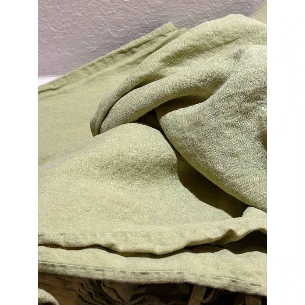 IKEA PUDERVIVA 100% Linen Duvet Cover Fl/Qn  86 x 80